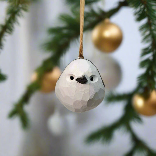 Long-tailed tit Hanging