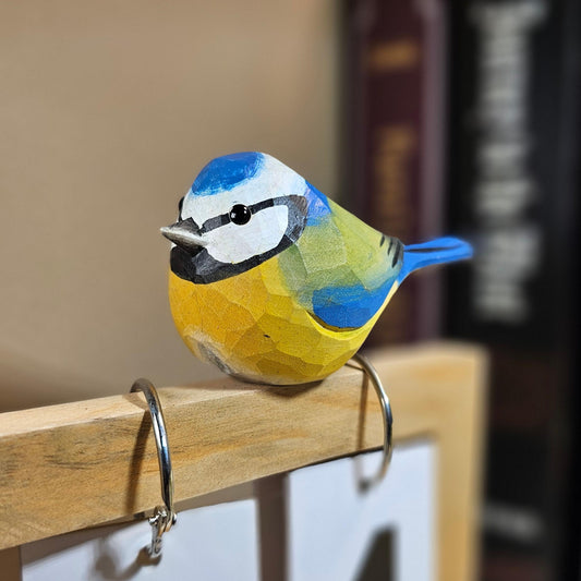 Eurasian Blue tit on Stand