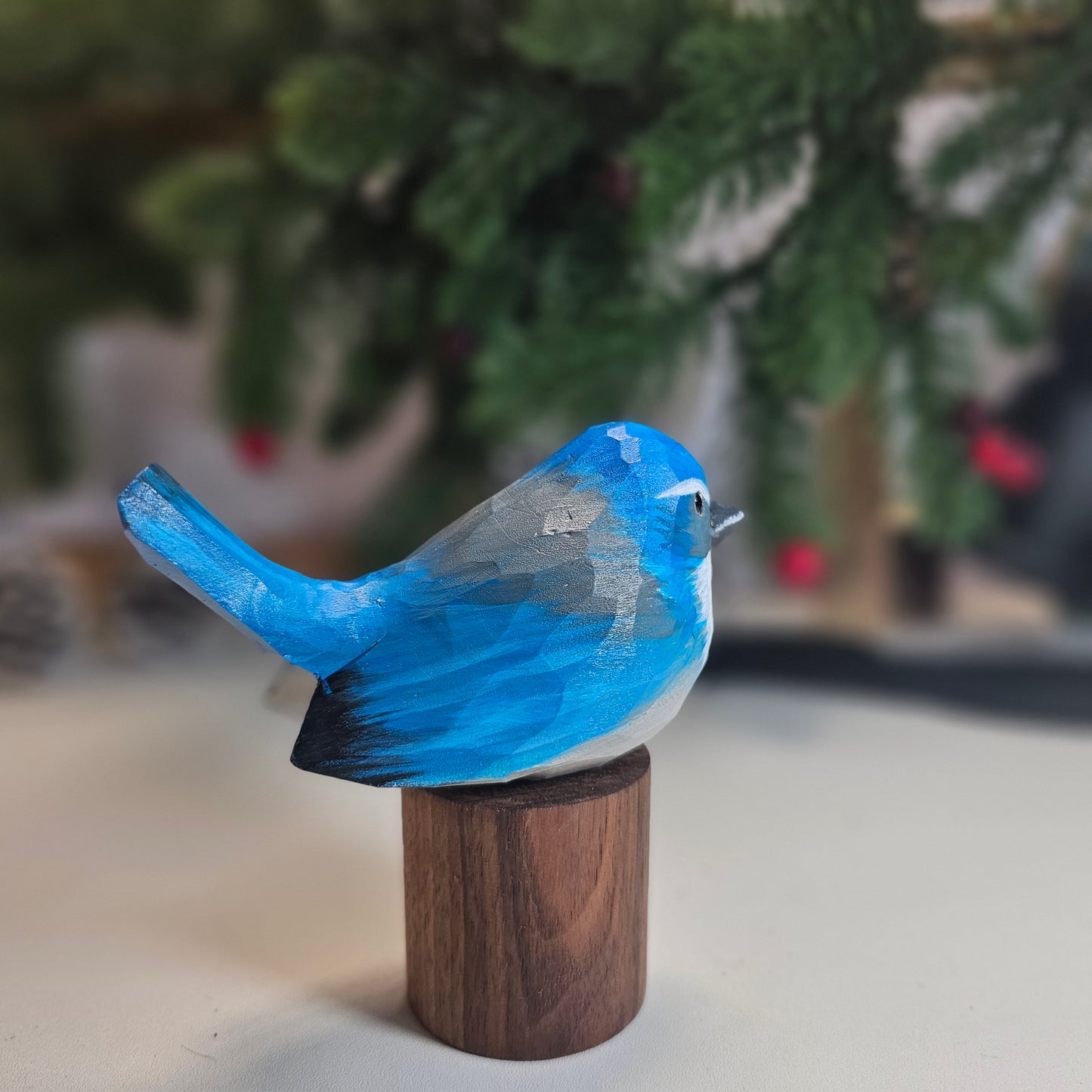 California Scrub-Jay on Stand