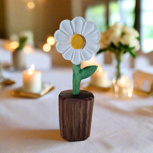 Daisy Wooden Sculpture