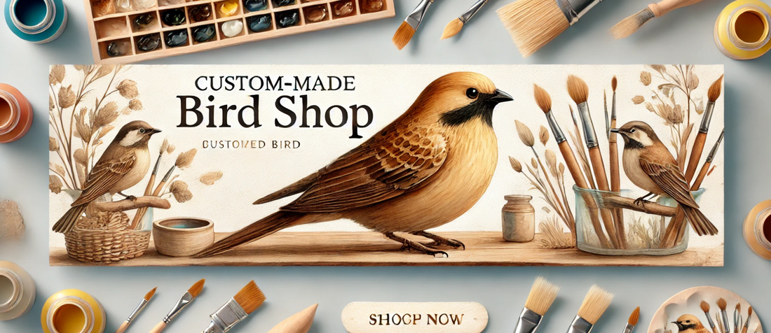Custom-Made Wooden Birds: Bring Your Favorite Birds to Life with Personalized Art from Painted Bird Shop