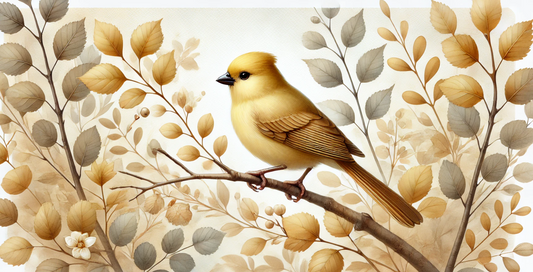 The Golden Cardinal (Female): A Rare and Elegant Beauty