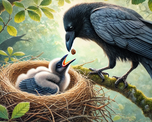 Understanding the Life of a Baby Crow