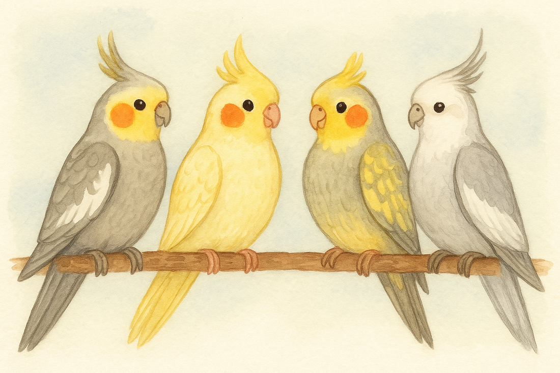 🦜 Cockatiel Colors: A Gentle Rainbow of Personality
