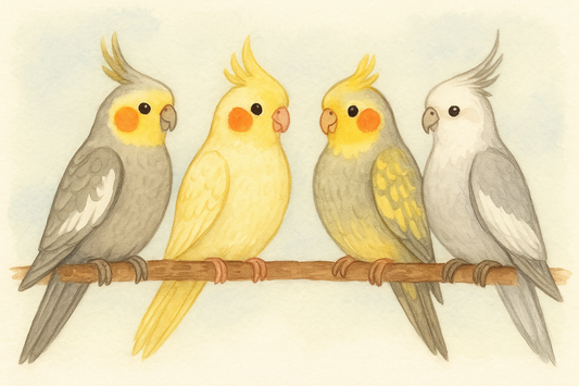 🦜 Cockatiel Colors: A Gentle Rainbow of Personality