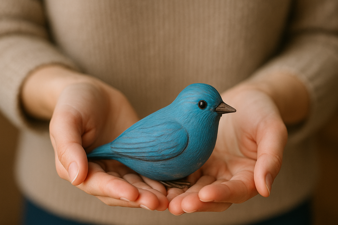 What Does a Wooden Blue Bird Mean as a Gift?