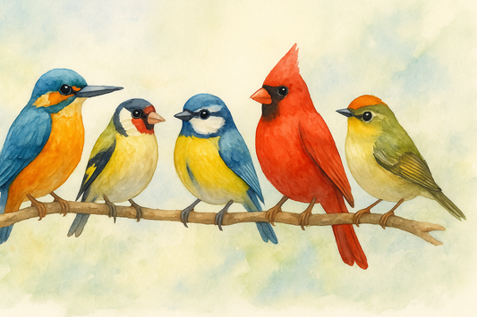 🐦 The Most Colorful Birds in the World — Captured in Wood