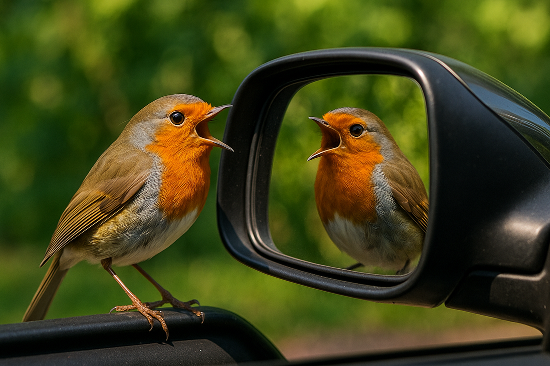 Why Birds React to Mirrors: Confusion, Curiosity, or Intelligence?