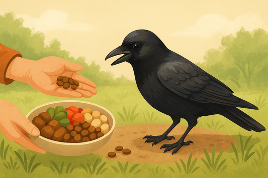 How to Feed a Pet Crow: Smart Nutrition for a Smart Bird