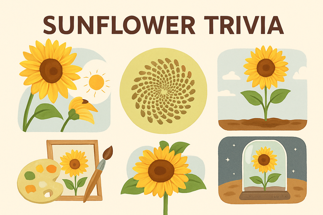 🌻 10 Fun Trivia Facts About Sunflowers