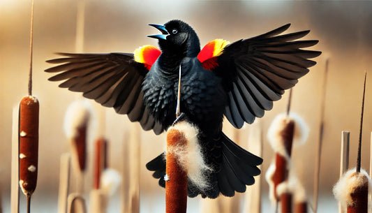 Red-Winged Blackbird Courtship Strategies: How They Attract a Mate