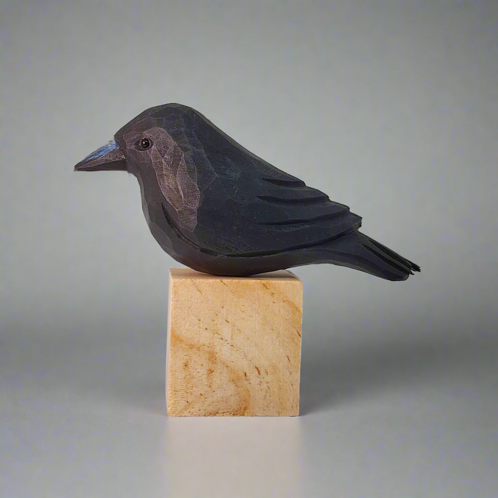 Crow on Stand