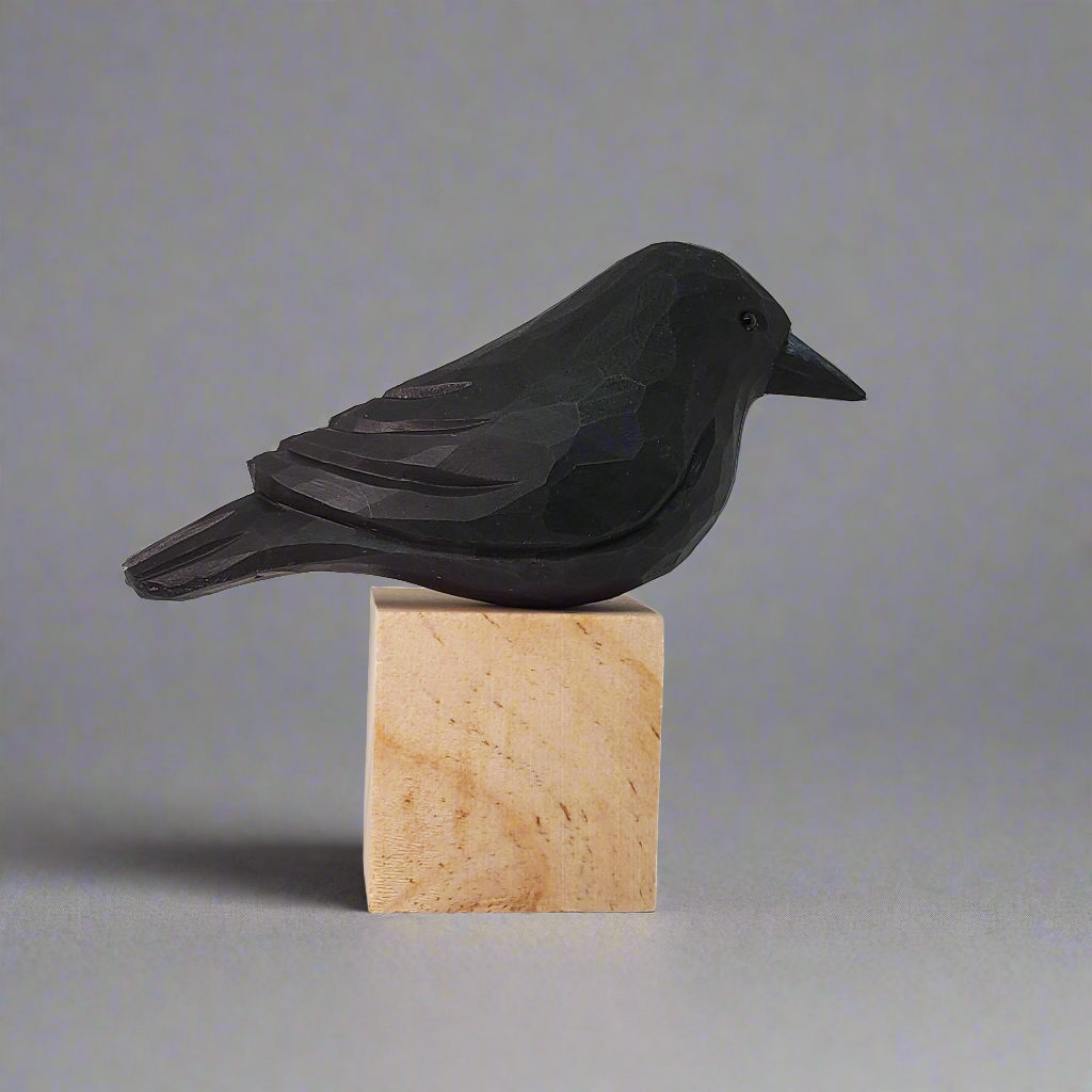 Crow on Stand