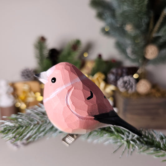 Rosefinch Bird Clip-on