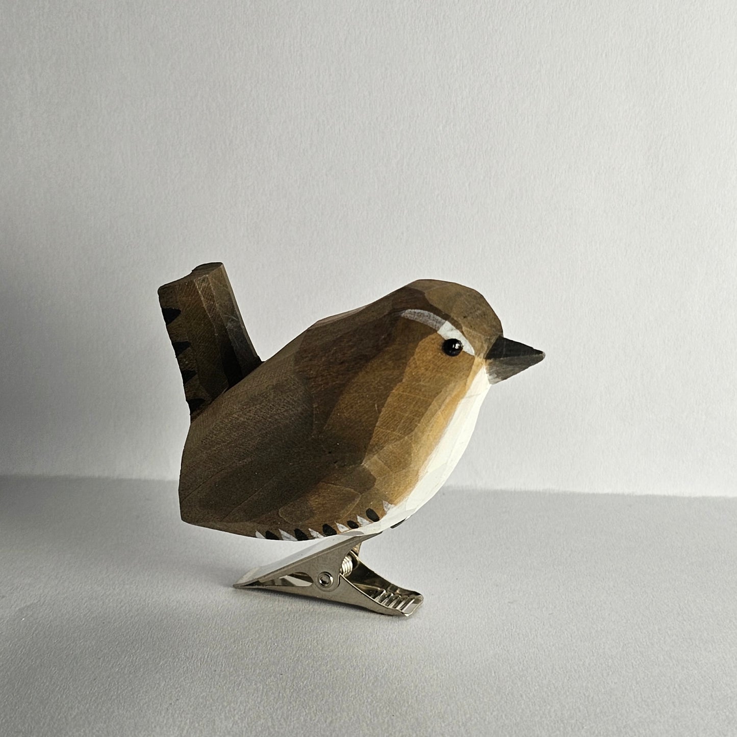 Winter Wren Bird Clip-on