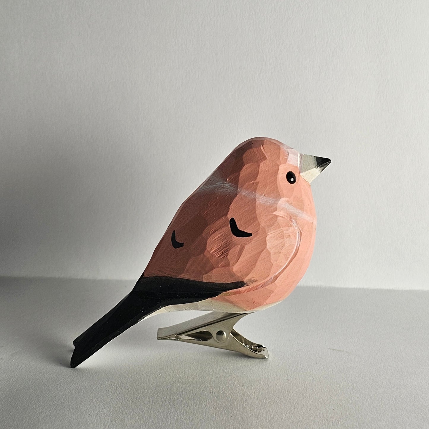 Rosefinch Bird Clip-on