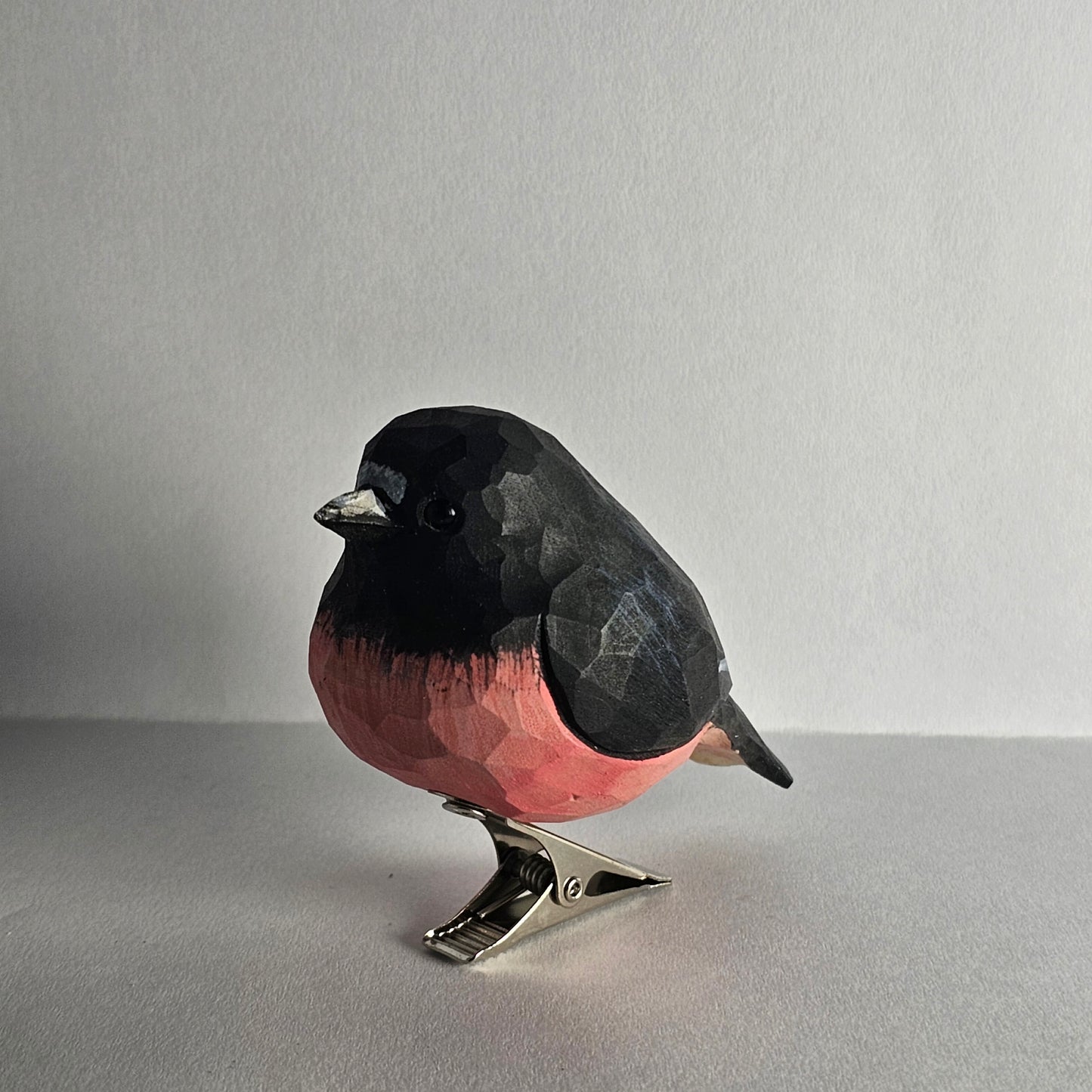 Pink Robin Clip-on