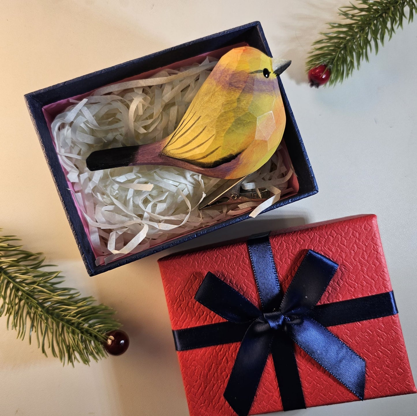 Clip-on Bird with Gift Box Set