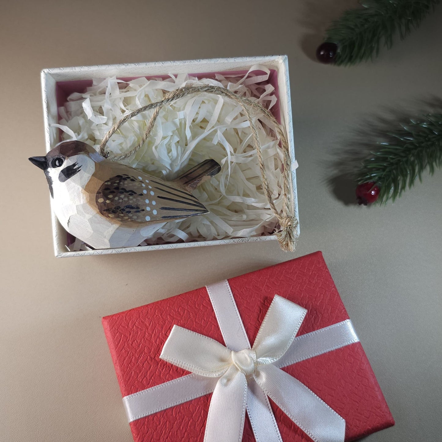 Bird Hanging With Gift Box Set
