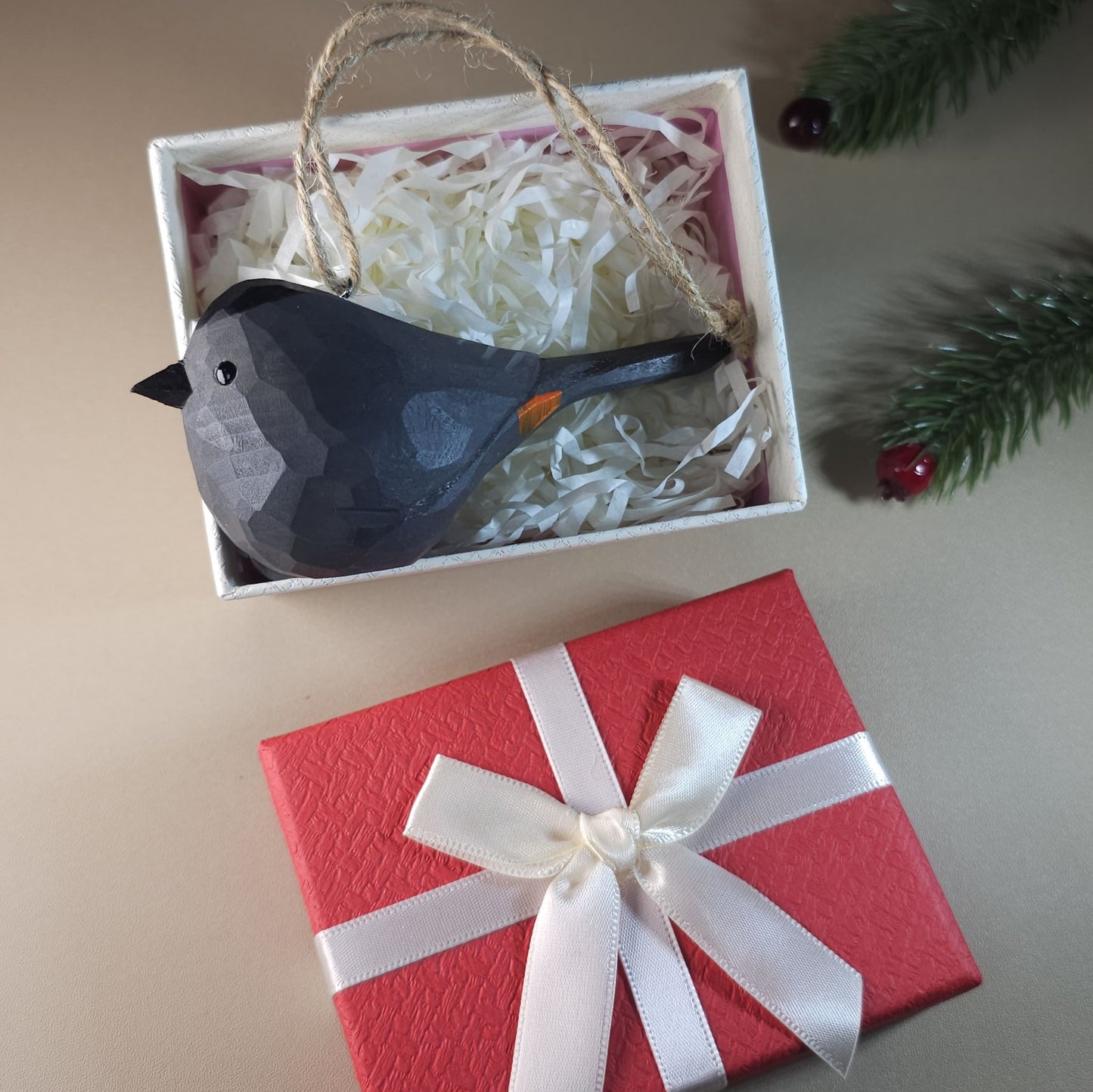 Bird Hanging With Gift Box Set