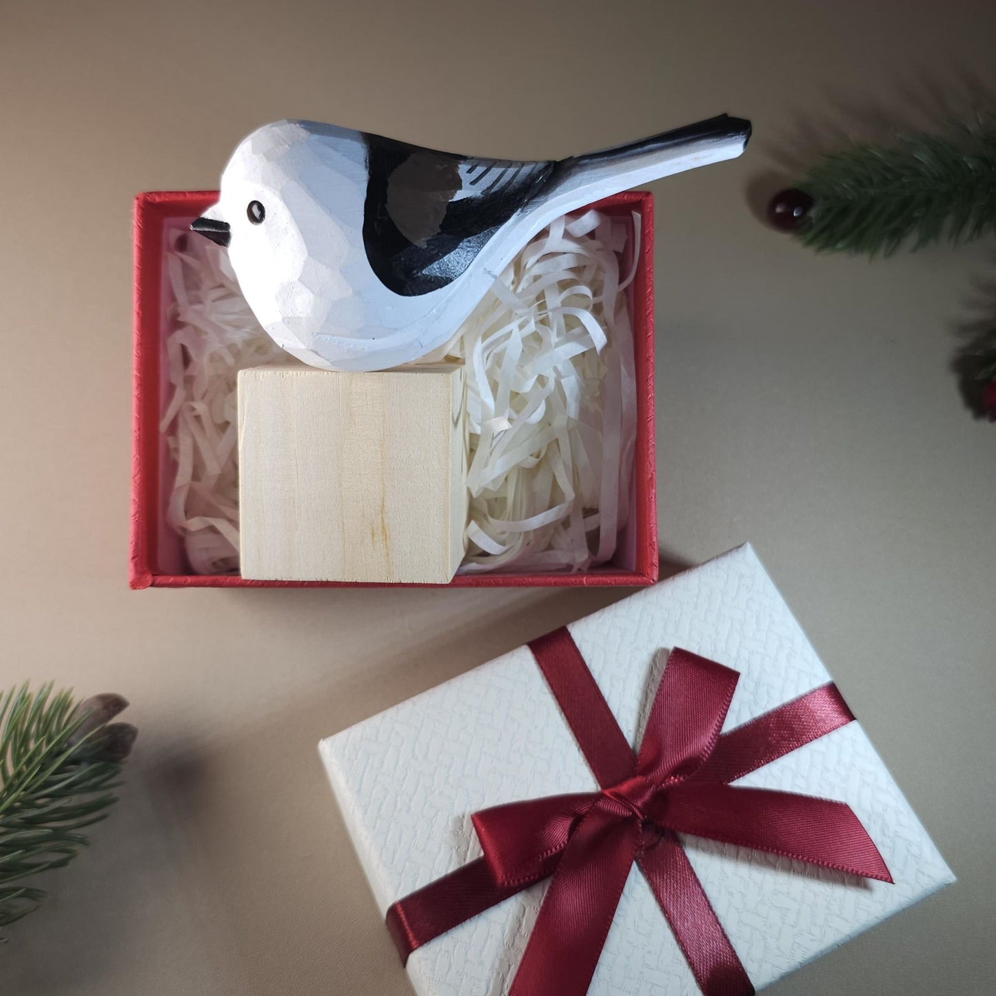 Bird on Stand with Gift Box Set