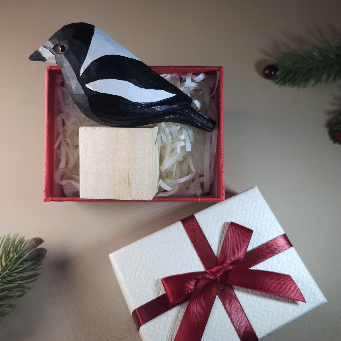 Bird on Stand with Gift Box Set
