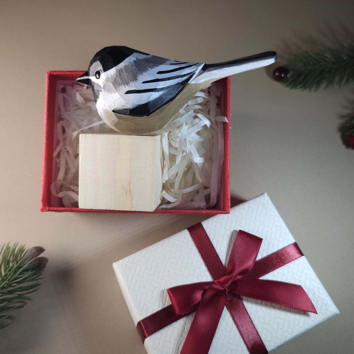 Bird on Stand with Gift Box Set