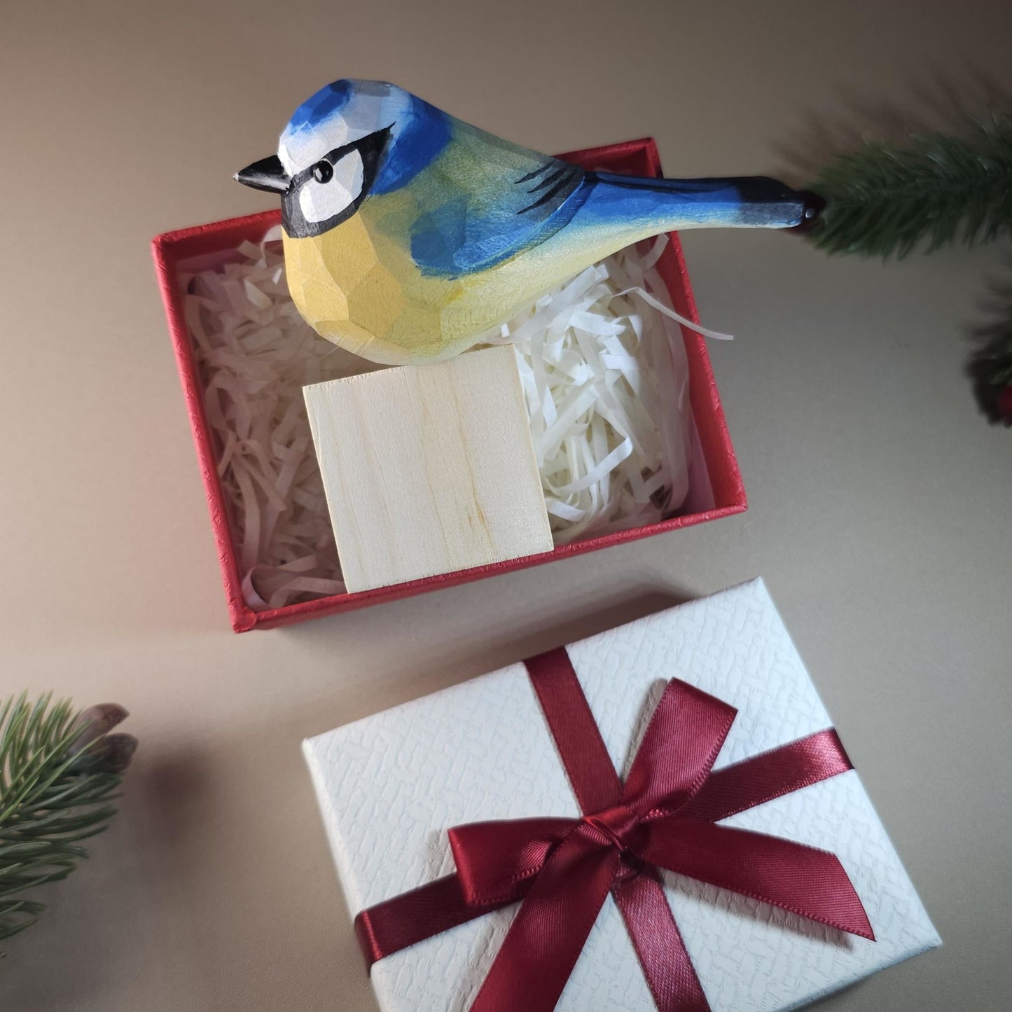Bird on Stand with Gift Box Set