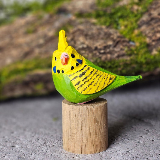 Budgie on Stand