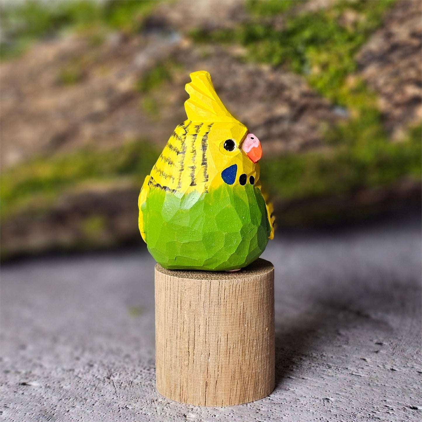 Budgie on Stand
