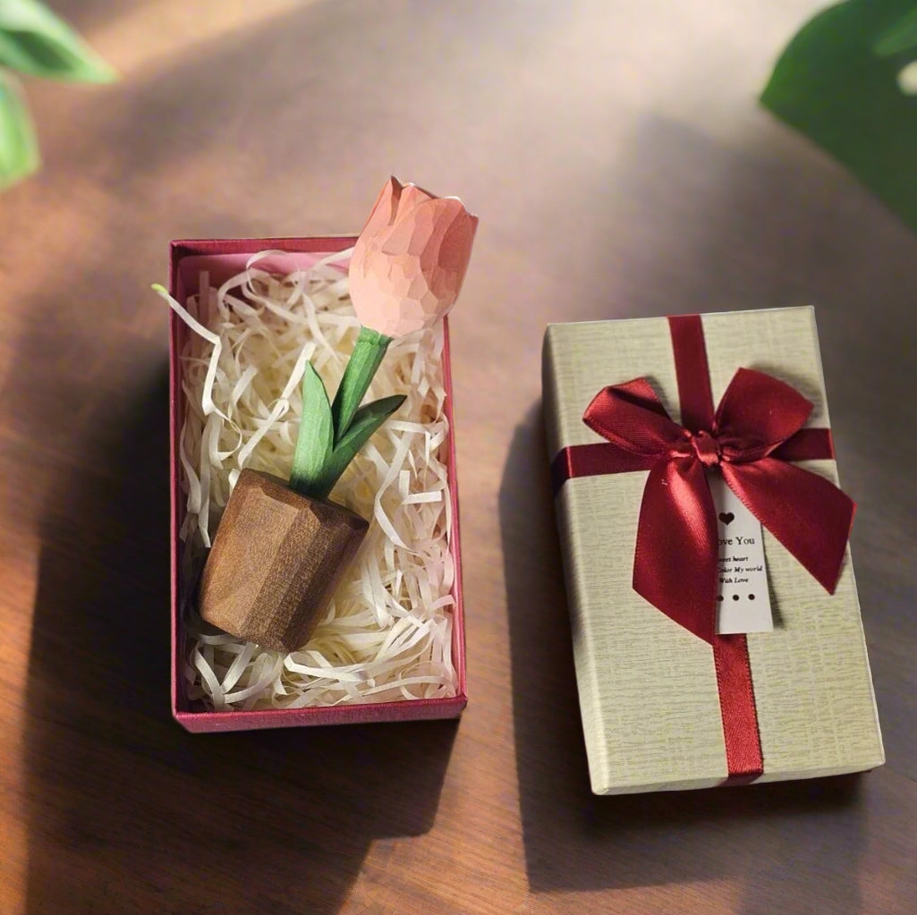 Tulip Wooden Sculpture