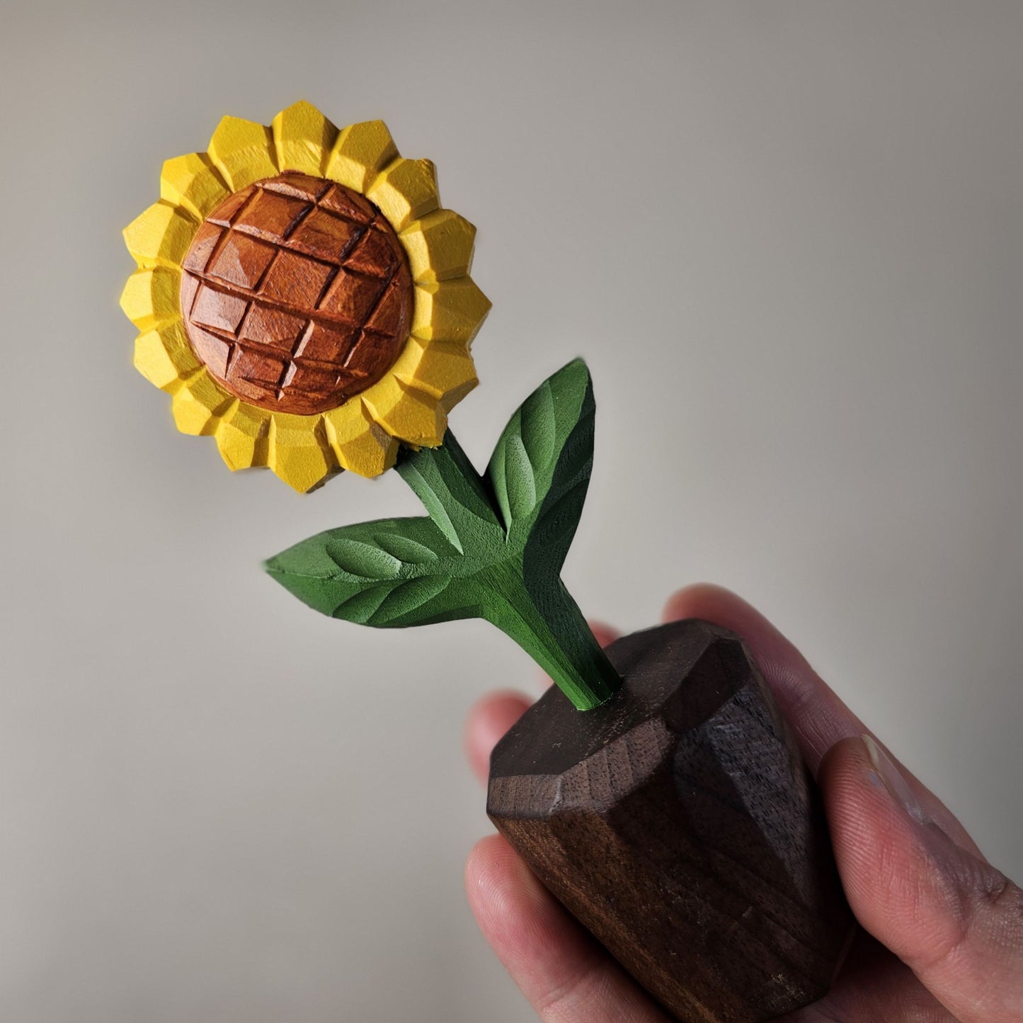 Sunflower Wooden Sculpture