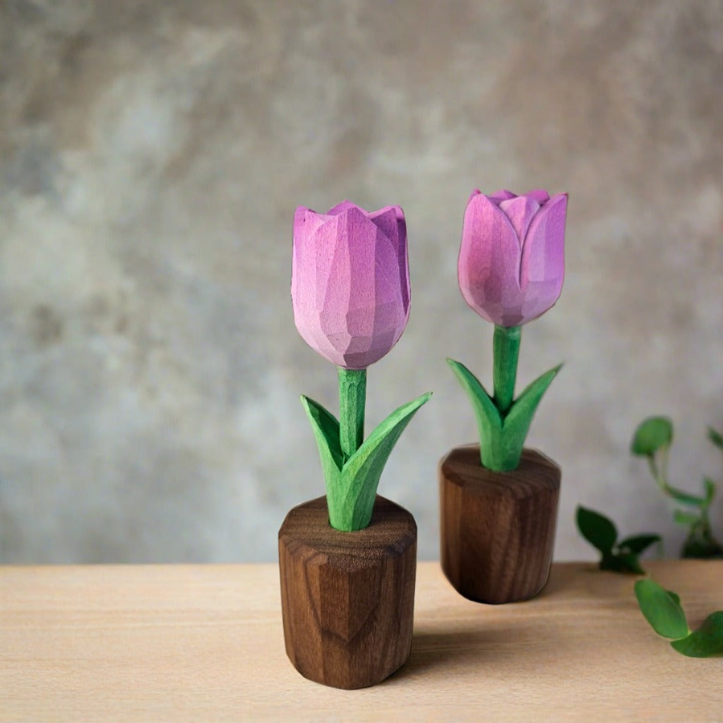 Tulip Wooden Sculpture