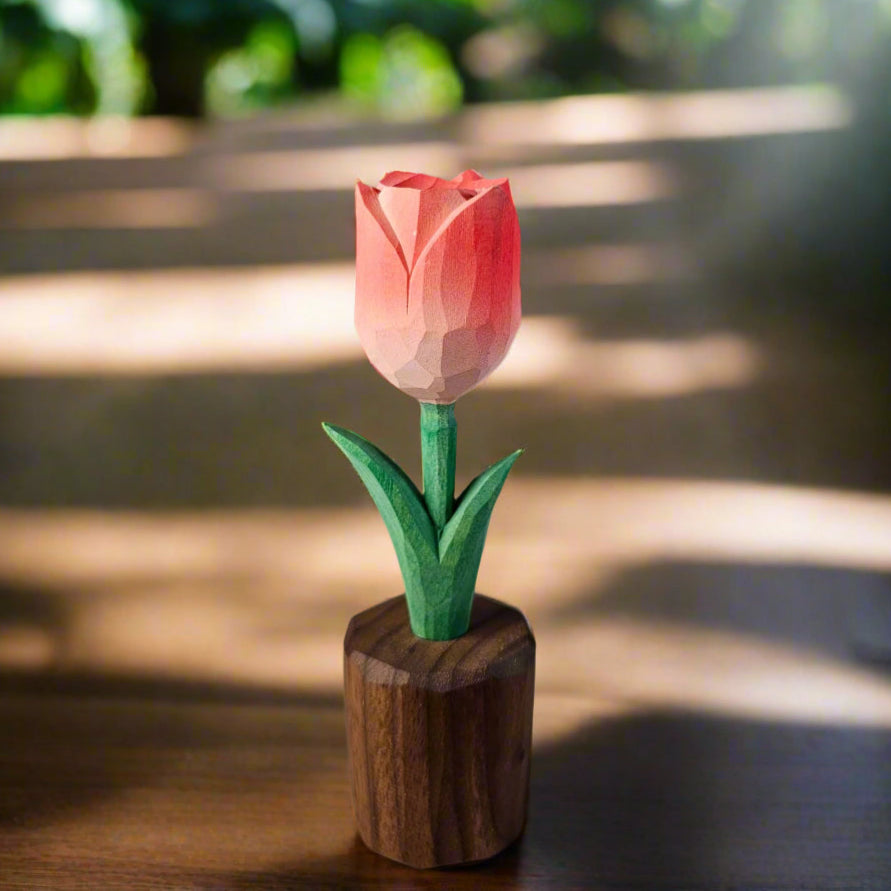 Tulip Wooden Sculpture