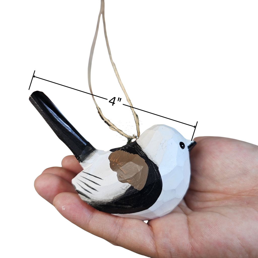 Long-tailed Tit Hanging