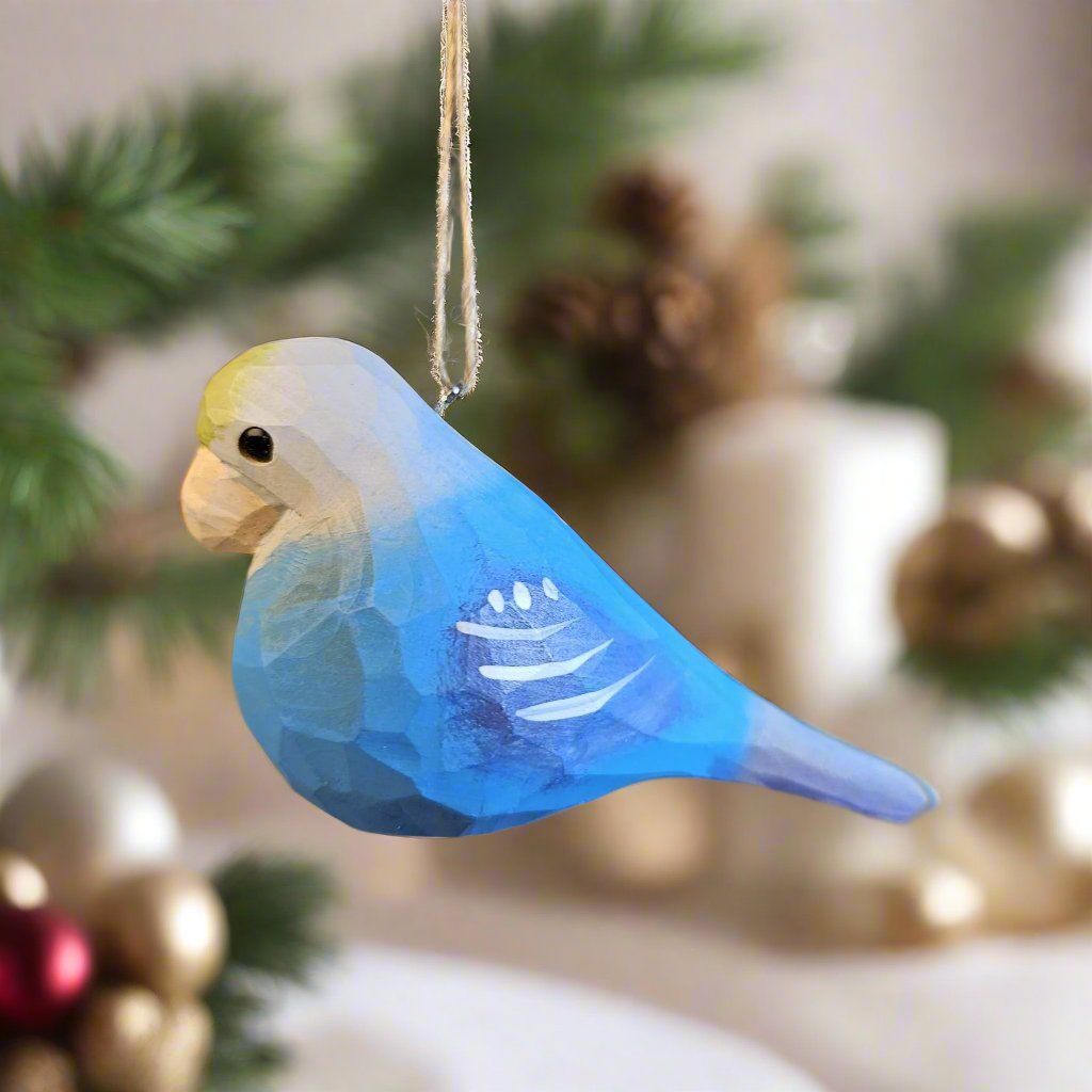 Parakeet Hanging