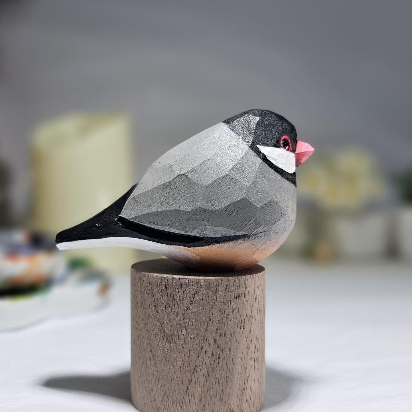 Java Sparrow on Stand