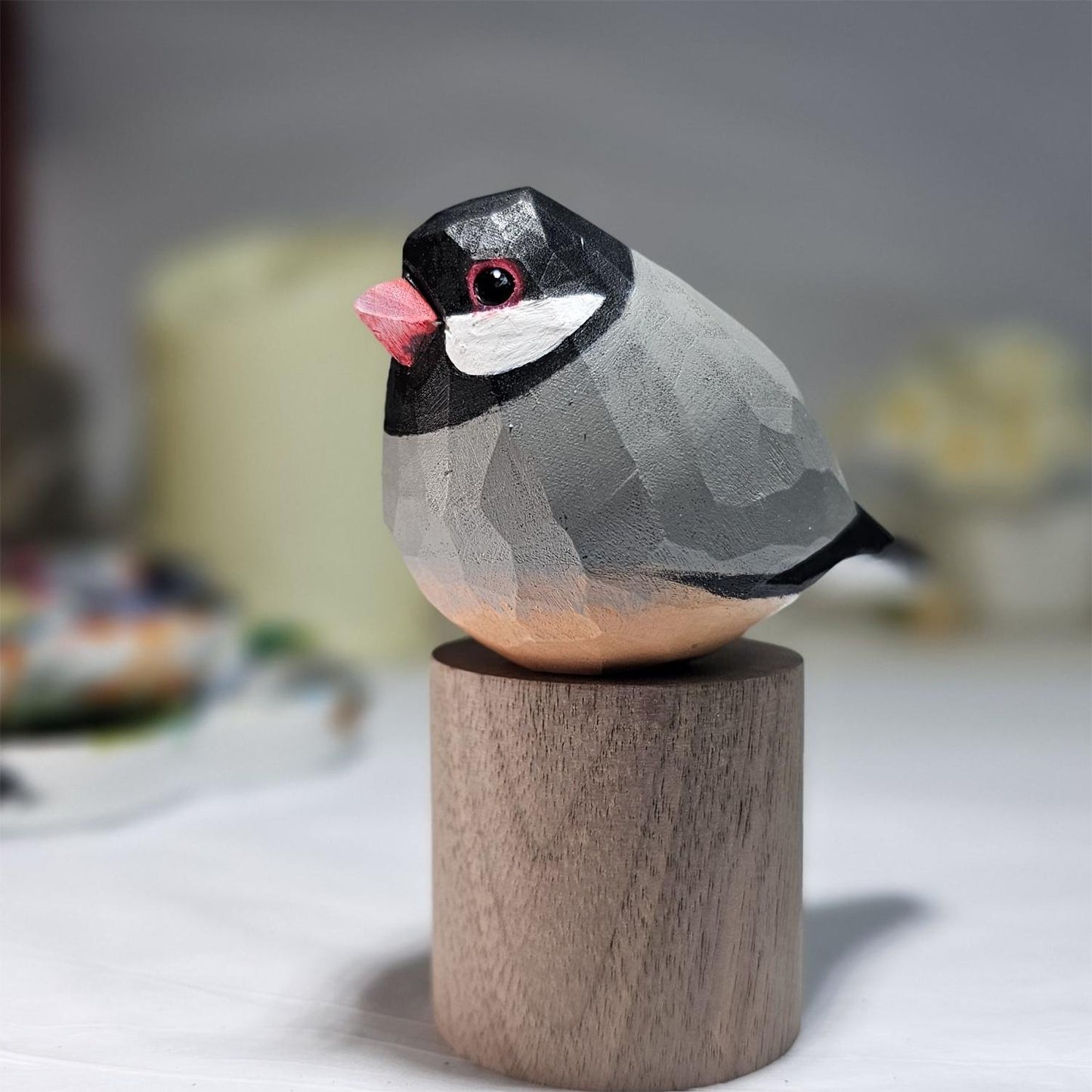 Java Sparrow on Stand