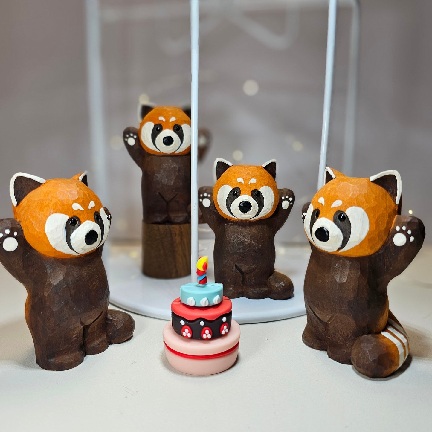 Red Panda Sculpture