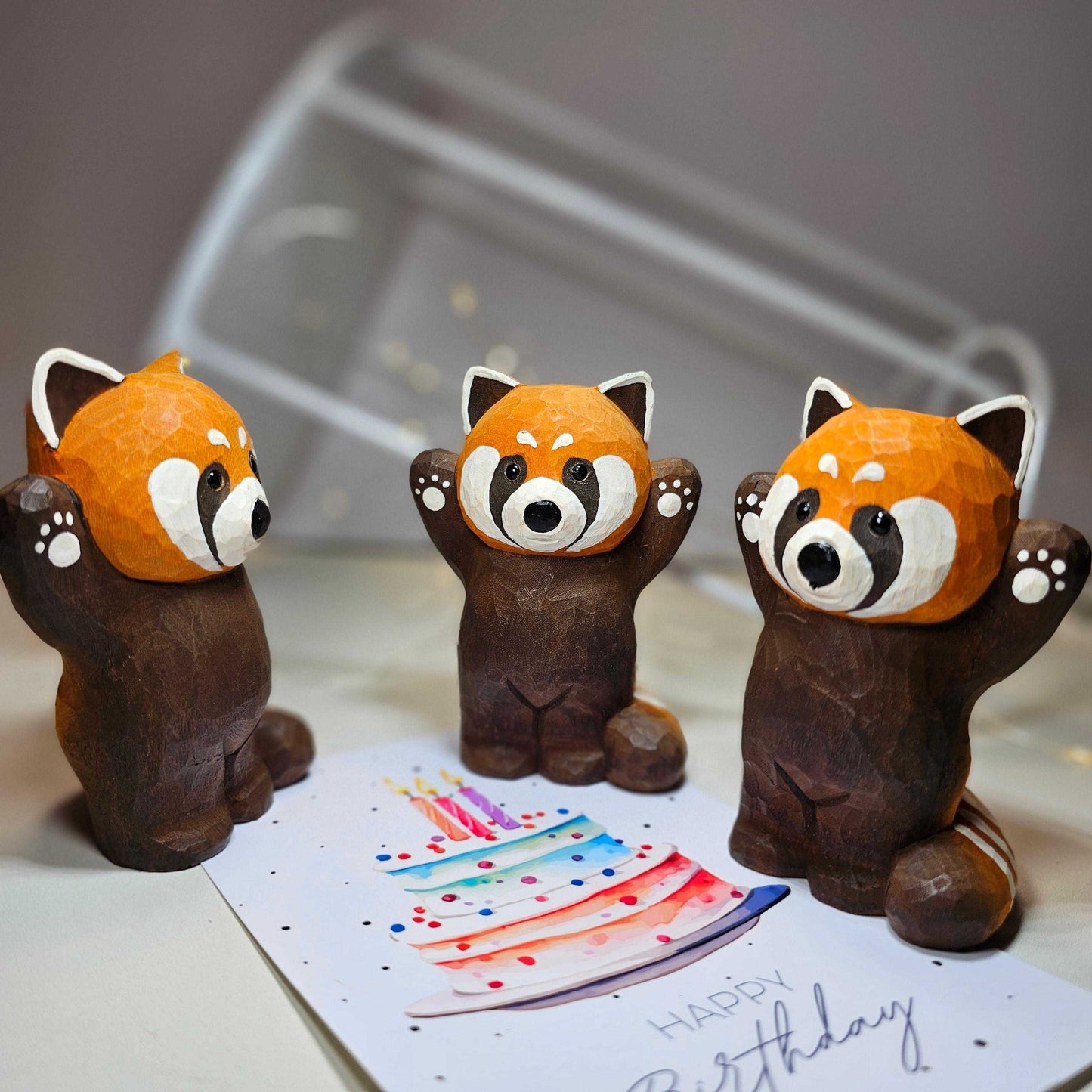 Red Panda Sculpture