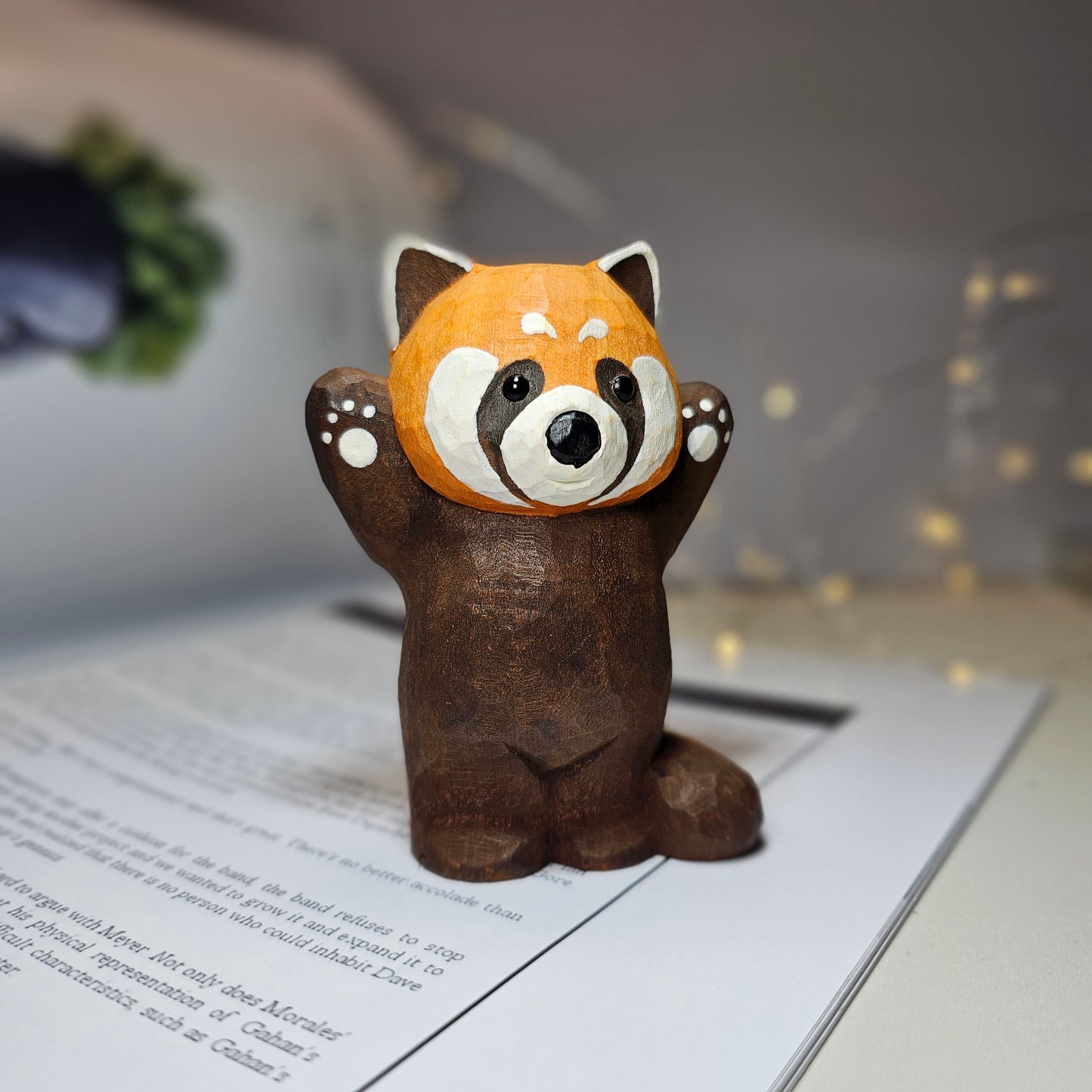 Red Panda Sculpture
