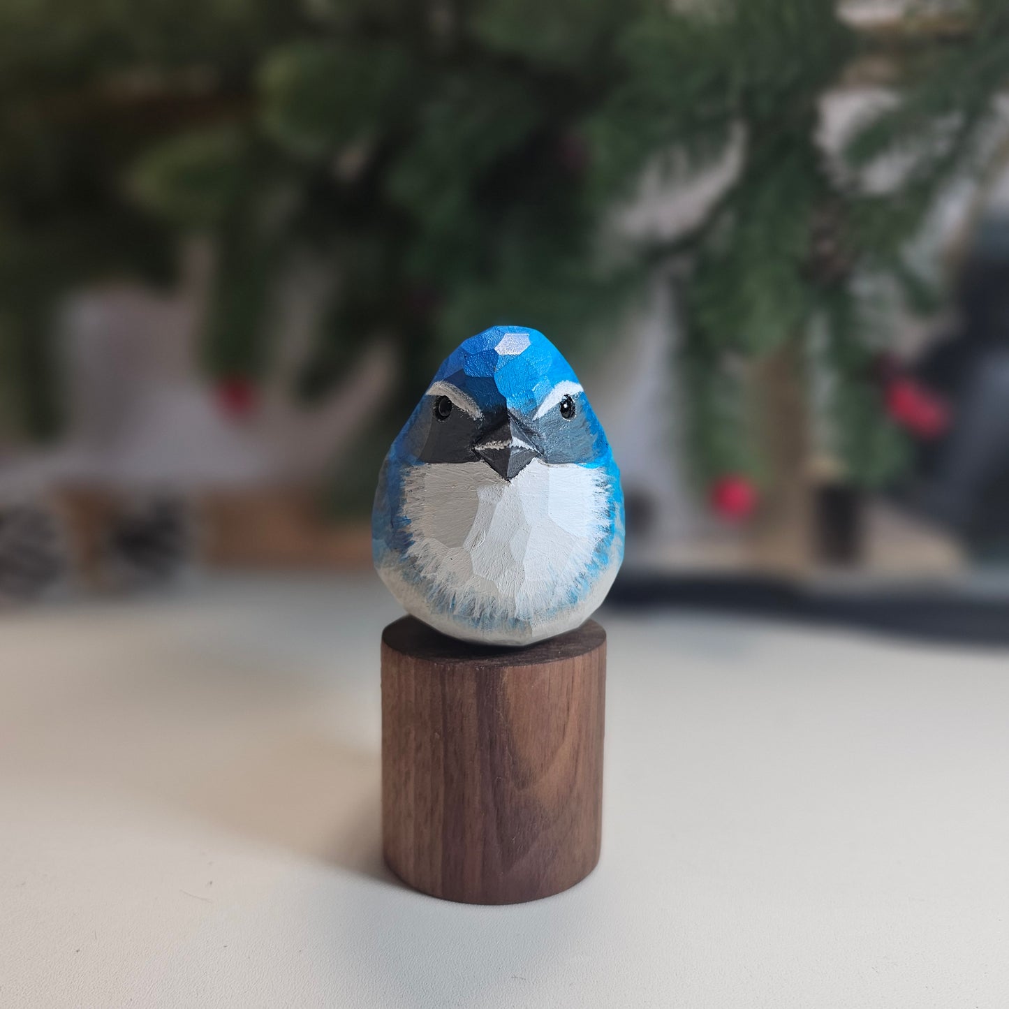 California Scrub-Jay on Stand