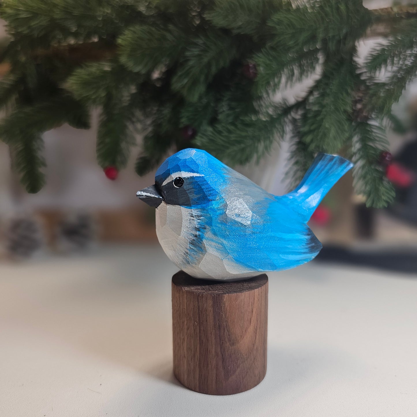 California Scrub-Jay on Stand