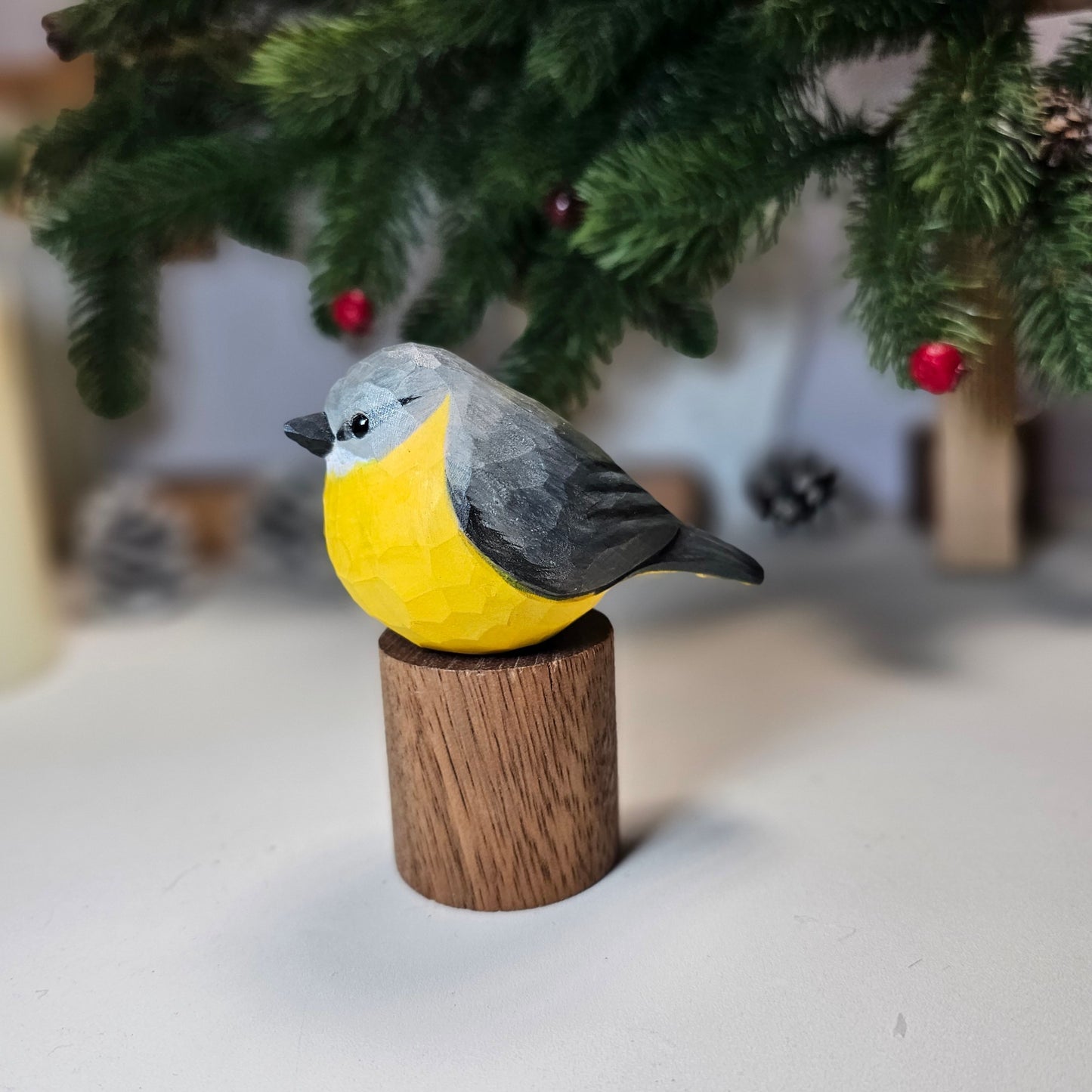Eastern Yellow Robin on Stand