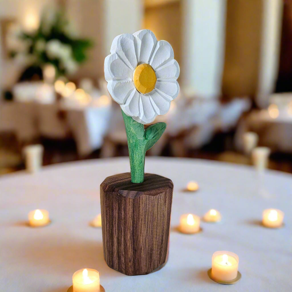 Daisy Wooden Sculpture