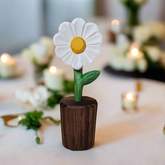 Daisy Wooden Sculpture
