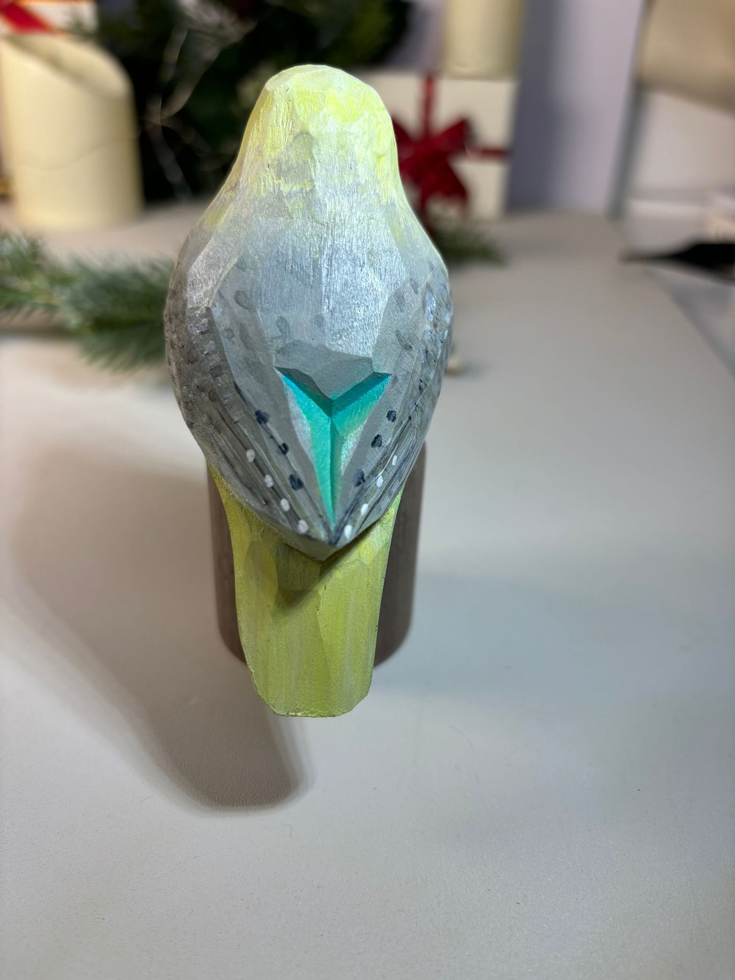 Budgie on Stand