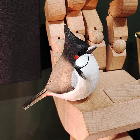 Red-Whiskered Bulbul on Stand