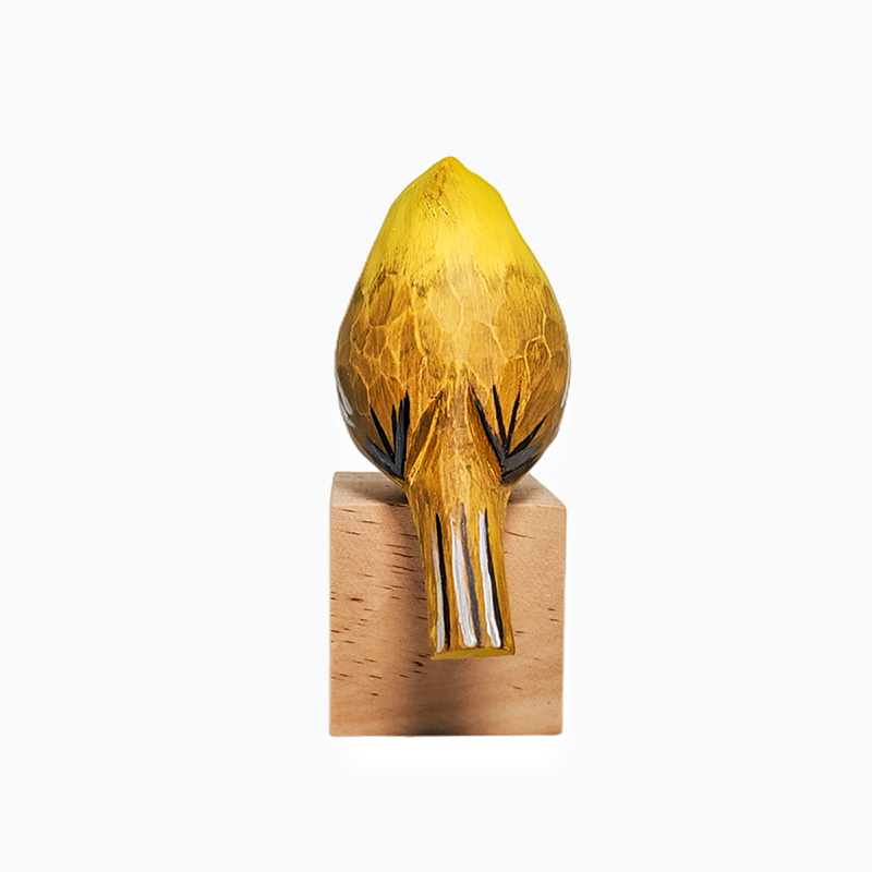 Yellow Cardinal on Stand