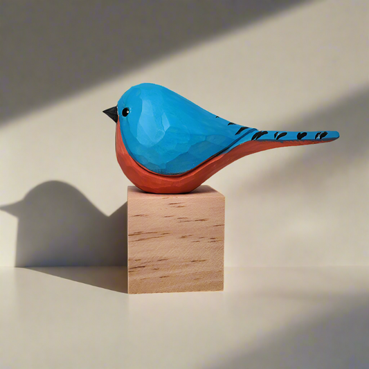 Eastern Bluebird on Stand